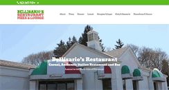 Desktop Screenshot of bellisariosrestaurant.com